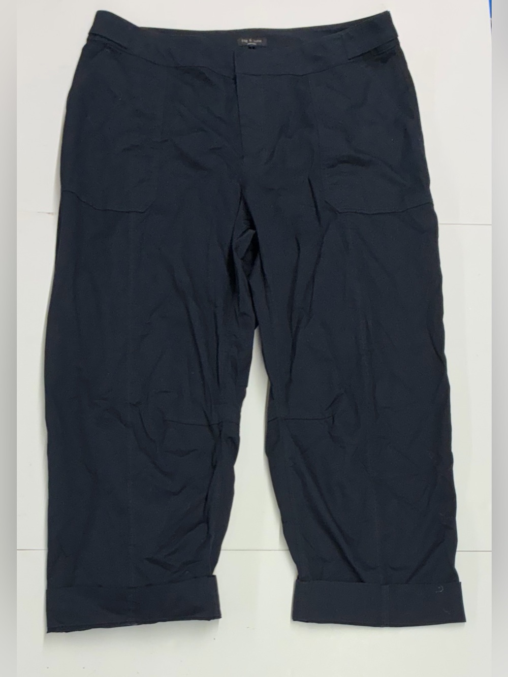 NEW Rag & Bone Women’s Navy Cropped Chinos Size 16